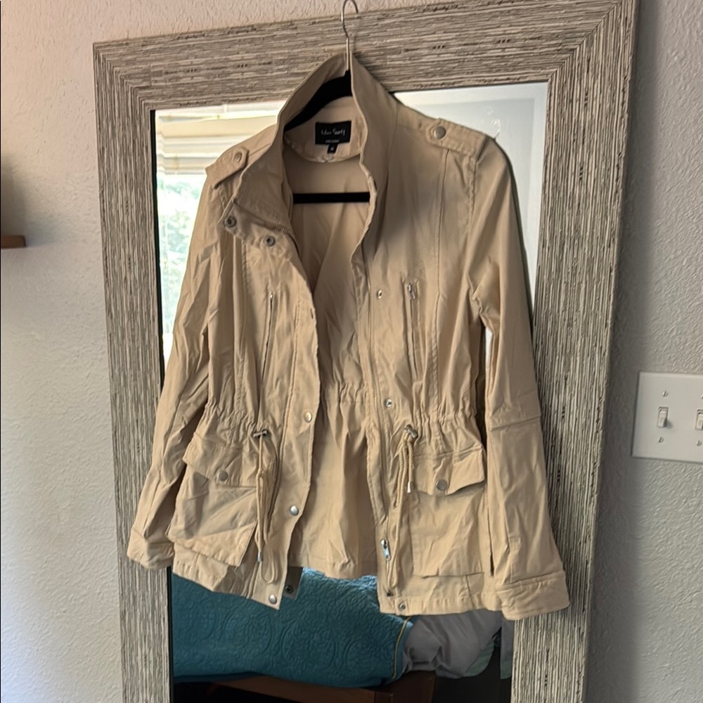 Stylish Tan Utility Jacket for Women